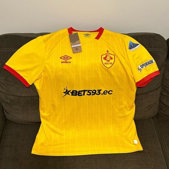 Umbro Authentic S.D. Aucas Romulo Otero Venezuela Ecuador Jersey - Picture 1 of 5